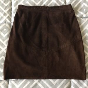Leather skirt